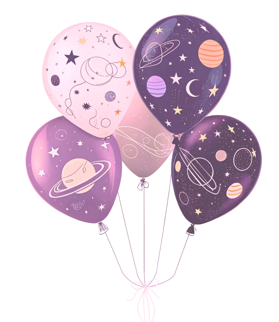 Воздушные шары в виде планет